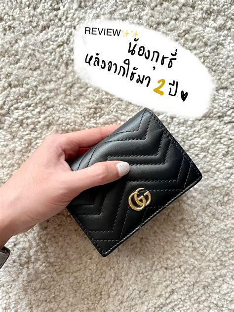 กระเป๋าใส่บัตรเครดิต gucci|REVIEW กระเป๋าสตางค์ หลังจากใช้มา 2 ปี! .